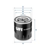 Filtro de óleo UFI 23.293.00