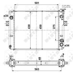 Radiator, motorkoeling NRF 52296A