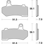 Pastilha de travão BREMBO 07HD17SP