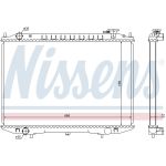 Radiador, refrigeración de motor NISSENS 68721
