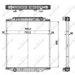 Kühler, Motorkühlung NRF 549568