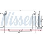 Condensator, airconditioning NISSENS NIS 941219