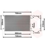 Condensator, airconditioning VAN WEZEL 37005333