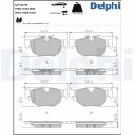 Set di pastiglie freno DELPHI LP3870, posteriore