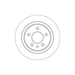 Disque de frein TRW DF6993, 1 pièces