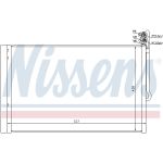 Condensor, airconditioning NISSENS 940157