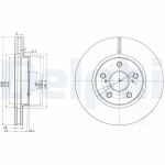 Bremsscheibe DELPHI BG3735