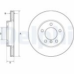 Bremsscheibe DELPHI BG4668C