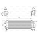 Ladeluftkühler VALEO 818584