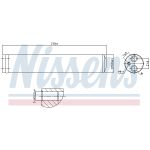 Secadora, aire acondicionado NISSENS 95801