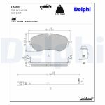 Jarrupalasarja, levyjarru DELPHI LP4022