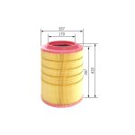 Luftfilter BOSCH FILTRY F 026 400 533