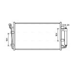 Condensator, airconditioning AVA COOLING DN5387D