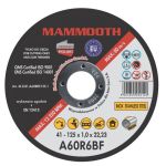 Discos de corte MAMMOOTH M.CI41.A60RBF.125.1/B