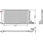 Condensator, airconditioning DENSO DCN02034