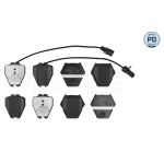 Bromsbeläggssats, skivbroms MEYLE 025 232 8017/PD