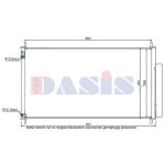 Condenseur (climatisation) AKS DASIS 102036N