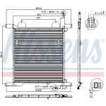 Lauhdutin, ilmastointilaite NISSENS 94342