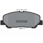 Kit de plaquettes de frein, frein à disque TEXTAR 2460101, Avant