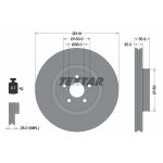Disco de freno TEXTAR 92236503 frente, ventilado, 1 pieza