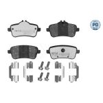 Remblokkenset, schijfrem MEYLE 025 252 1516/PD
