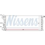 Radiador, refrigeración del motor NISSENS 62312