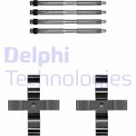 Kit de accesorios, pastilla de freno de disco DELPHI LX0703