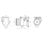 Klimakompressor AVA COOLING MZAK304