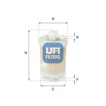 Filtre à carburant UFI 31.017.01
