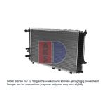 Motorradiateur  AKS DASIS 481100N