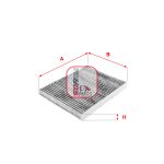 Kupéfilter SOFIMA S 4109 CA