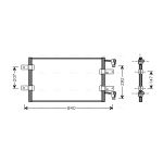 Condensator, airconditioning AVA COOLING RTA5314