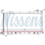 Radiador, refrigeración del motor NISSENS 67728