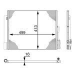 Condensator, airconditioning MAHLE AC 50 000P