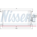 Condensator, airconditioning NISSENS NIS 94798