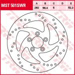 Disque de frein TRW MST501SWR, 1 pièce