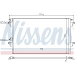 Condensator, airconditioning NISSENS 940153