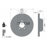 Disco de freno TEXTAR 92137805 vorne, ventilado , altamente carbonizado, 1 Pieza