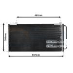Condensator, airconditioning VAN WEZEL 02005139