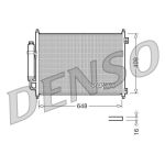 Condensator, airconditioning DENSO DCN46001