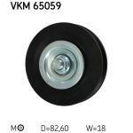 Polea tensora de la correa Poly-V SKF VKM 65059