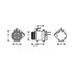 Klimakompressor AVA COOLING FTAK366
