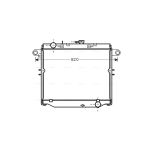 Radiateur moteur AVA COOLING TOA2379