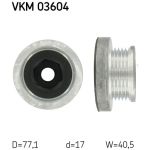 Dynamovrijloop SKF VKM 03604
