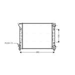Radiateur moteur AVA COOLING VN2070