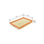 Luftfilter BOSCH FILTRY F 026 400 415