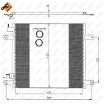 Kondensator, Klimaanlage EASY FIT NRF 35364