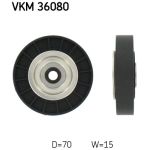 Spanrol/geleider, V-ribben riem SKF VKM 36080