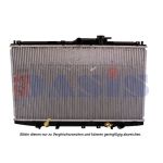 Radiateur moteur AKS DASIS 100020N