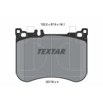 Kit de plaquettes de frein, frein à disque TEXTAR 2517901, Avant
